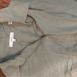 Vince Green Long Sleeve Dress